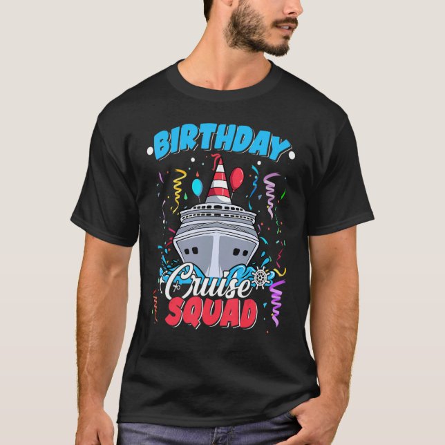 För manar kvinnor och barn på födelsedagskorpan t shirt (Framsida)
