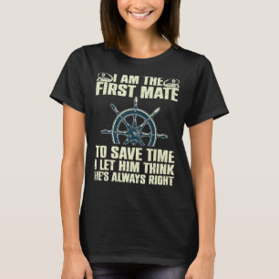 För manar kvinnor, Pontoon Boat Captai T Shirt