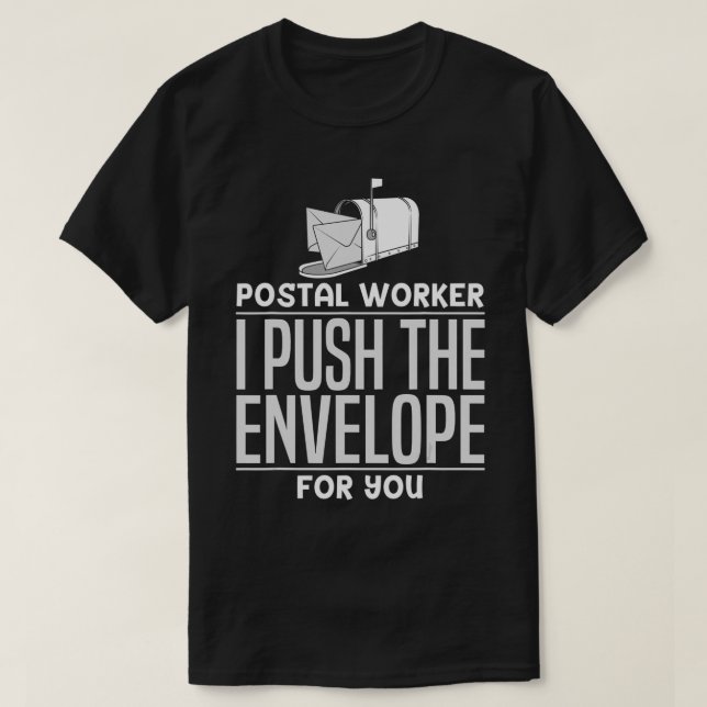 För manar kvinnor -  postarbetare t shirt (Design framsida)