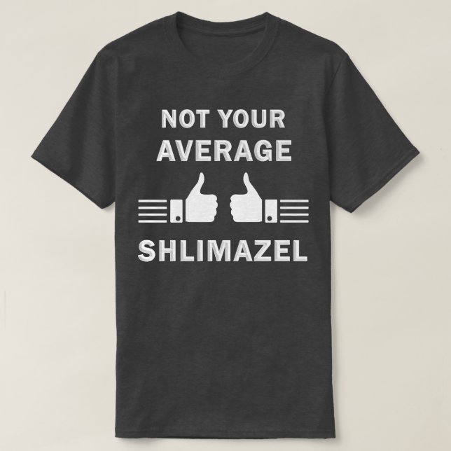 För manar  kvinnor, schlimazel, judisk t shirt (Design framsida)