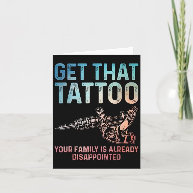 För manar kvinnor Tattoer Tat Kort (Framsida)
