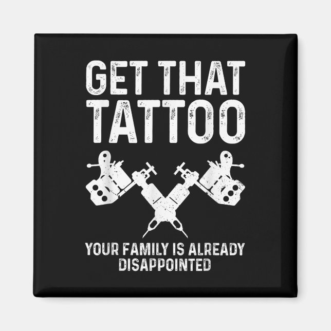 För manar kvinnor Tattoer Tat Magnet (Framsidan)