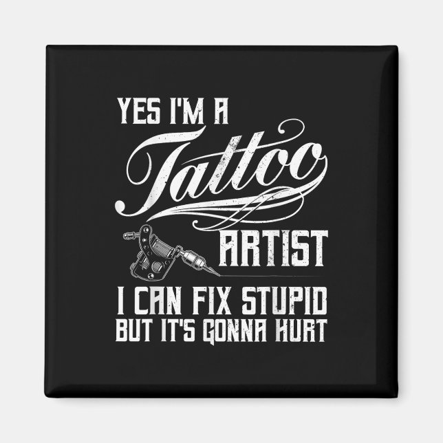 För manar kvinnor Tattoer Tat Magnet (Framsidan)
