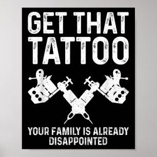 För manar kvinnor Tattoer Tat Poster