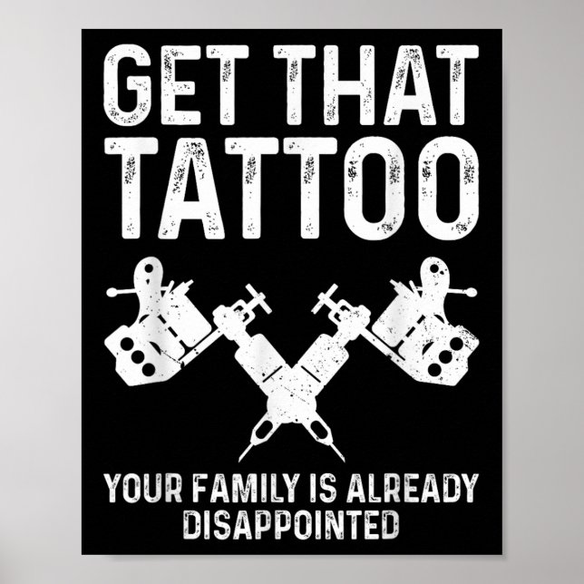 För manar kvinnor Tattoer Tat Poster (Framsidan)