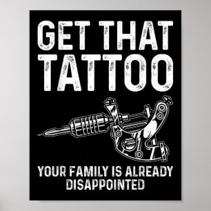 För manar kvinnor Tattoer Tat Poster