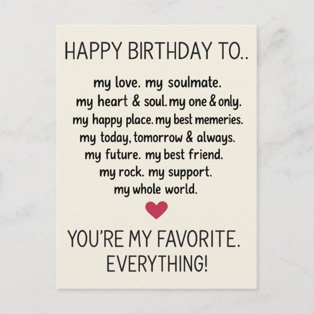 För manar Make Boykompis Him med  födelsedagskort Vykort (Framsida)