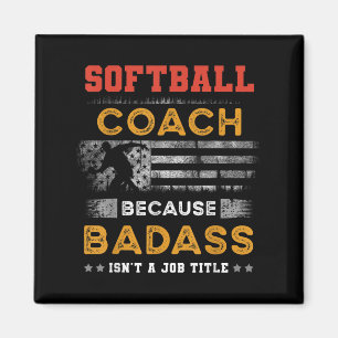 För manar med Softball Coach Gift, Bad Softball C Magnet