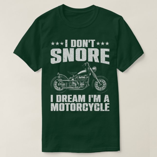 För manar motorcykel R T Shirt (Design framsida)