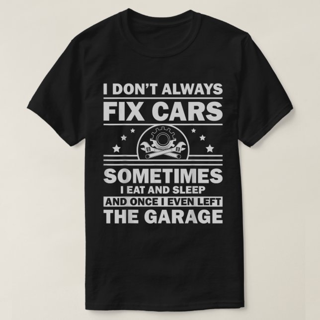 För manar motorvagn för bilmekanik t shirt (Design framsida)