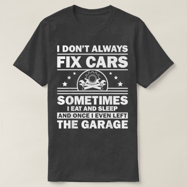 För manar motorvagn för bilmekanik t shirt (Design framsida)
