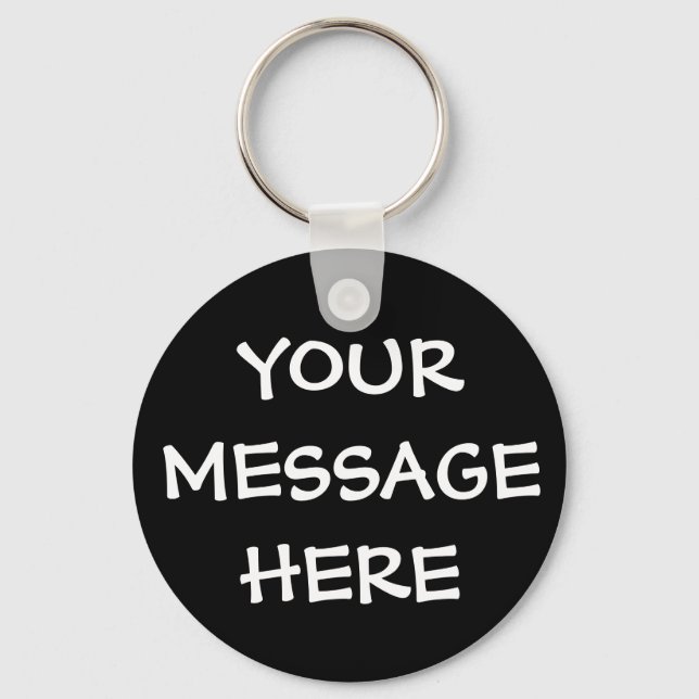 För manar Nyckelringar för svart Personlig (Framsida)