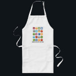För manar och kvinnlig apron | Bild på vektorapp Långt Förkläde<br><div class="desc">För manar och kvinnliga BQ-parron | Grafik för vektorappar. Utformning av Cute-dator/smartphone-skärm med anpassningsbar-offert. Det finns en app för det!</div>