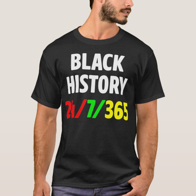 För manar och kvinnlig svart historia i Afrika T Shirt (Framsida)