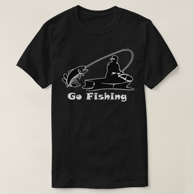 För manar och kvinnliga fiskenäringen T-sirent T Shirt (Design framsida)