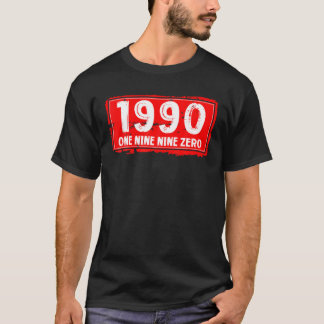För manar och kvinnliga födelsetalet 1990 i Fantas T Shirt