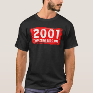 För manar och kvinnliga födelsetalet 2001 i Fantas T Shirt