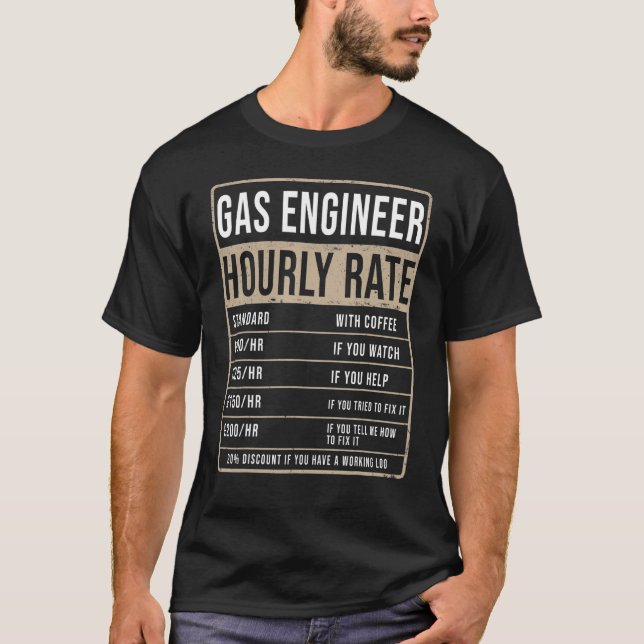 För manar och uppvärmning en  i Ingenjör T Shirt (Framsida)