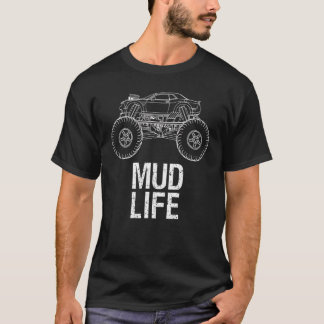 För manar offroad Lera Life Monster T Shirt