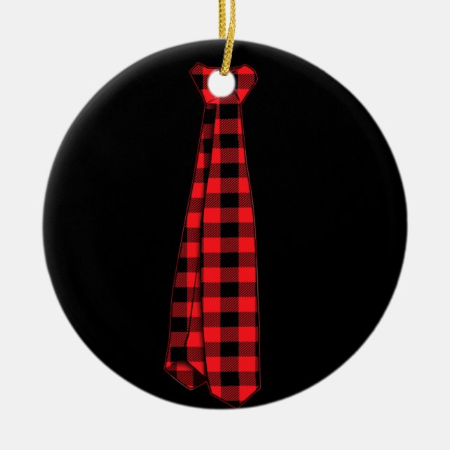 För manar Pappa-familjen Buffalo Play Julgransprydnad Keramik (Framsidan)