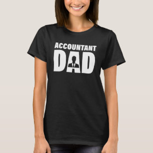 För manar revisor för proffsjobb Pappa T Shirt