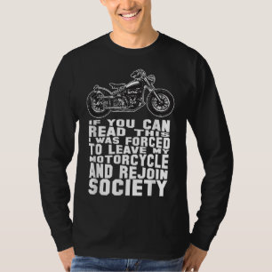 För manar Riding Biker Pappa Bike T Shirt