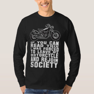 För manar Riding Biker Pappa Bike T Shirt
