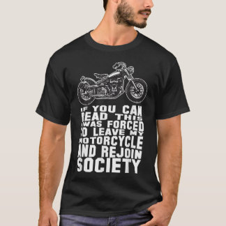 För manar Riding Biker Pappa Bike T Shirt