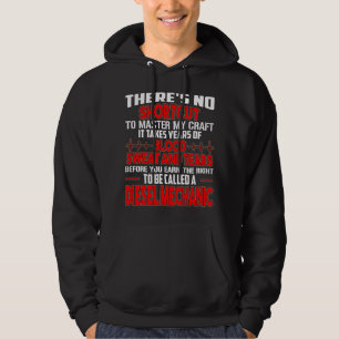 För manar roliga gåvor för diesel- mekanikerHoo Hoodie