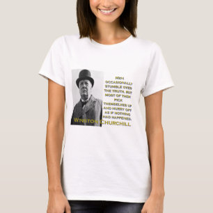 För manar snavande tillfälligt - Churchill T Shirt