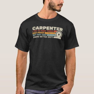 För manar snickararbetare för snickaråtergivare fö t shirt