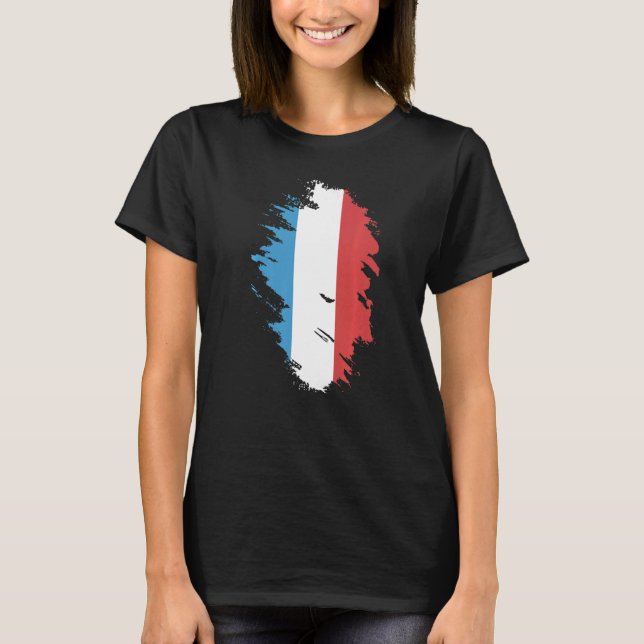 För manar sovenirisk nationalFlagga i Luxemburg T Shirt (Framsida)