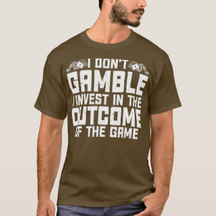 För manar Spelare Poker Cas för lekspelare T Shirt