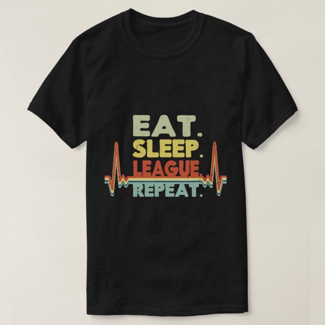 FÖR MANAR spelspelare i LOL Merchandise League-spe T Shirt (Design framsida)