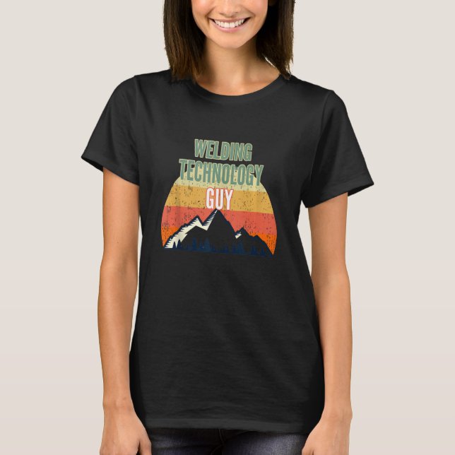 För manar svetsningsteknik Guy T Shirt (Framsida)