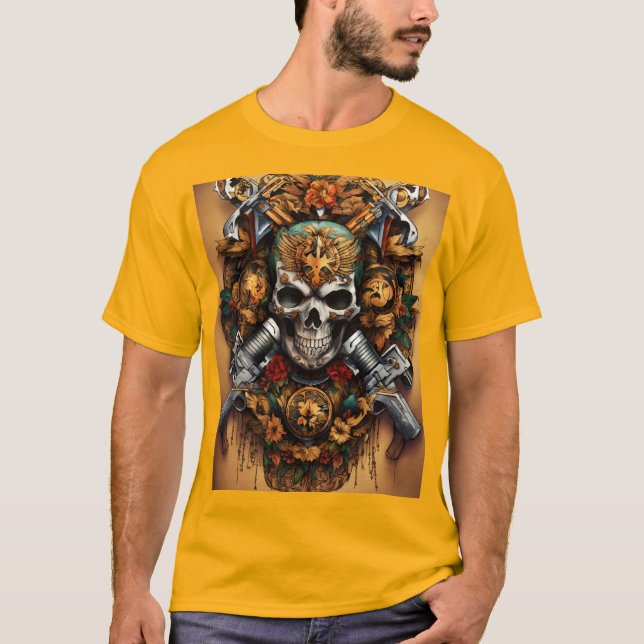 För manar Tattoo Design-tshirt T Shirt (Framsida)