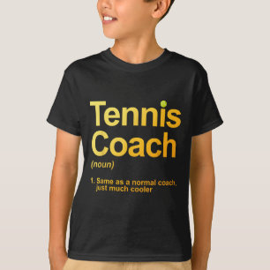 För manar tennis Coach Design Kvinnor tennis Älska T Shirt
