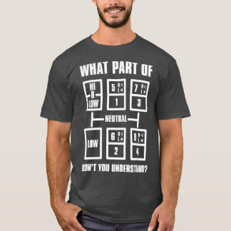 För manar växeln i Mönster T Shirt