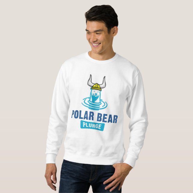 För manar Viking polar björndykning Sweatshirt (Hel framsida)