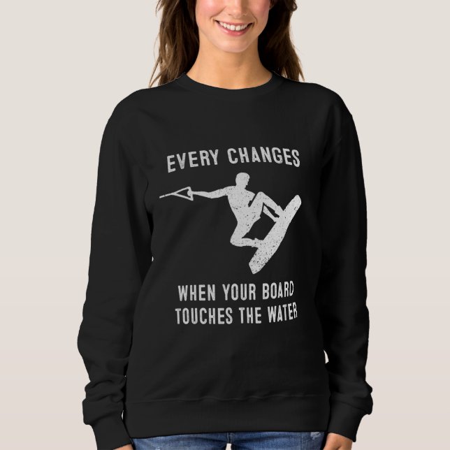 För manar Wakeboarding-panel T Shirt (Framsida)