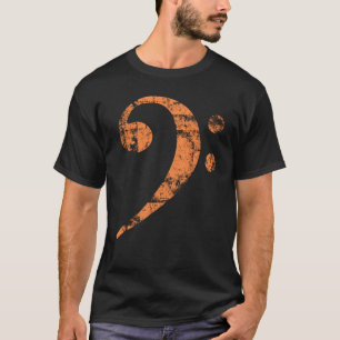 För manar Wome för bästa Bass Player Clef Guitar B T Shirt