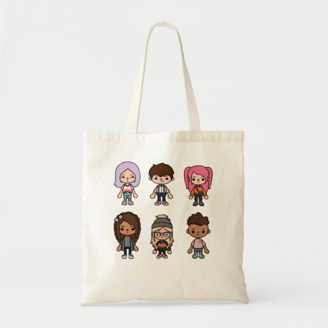 För manar Women An App Development Toca Boca Studi Tygkasse (Framsidan)