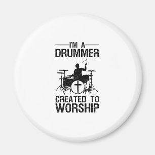 För manar Women Drum Pla Magnet