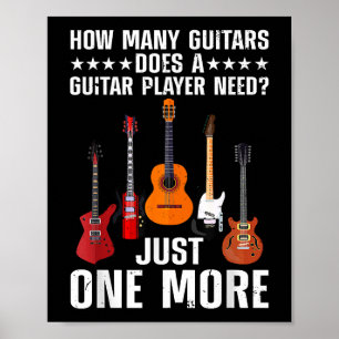 För manar Women Guitarist Gu Poster