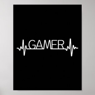 För manar Women Kids Gamers Video G Poster