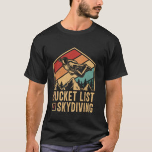 För manar Women Skydiver Himmel Div T Shirt
