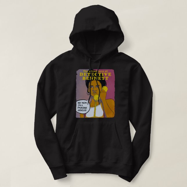 För Manar Womens Bennett Fantastisk för Movie Fläk Hoodie (Design framsida)