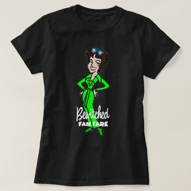 För Manar: Womens Bewitched Fläkt Fare Serena Gift T Shirt (Design framsida)