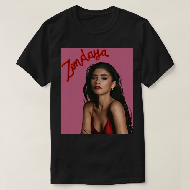 För Manar Womens Zendaya Gifts Movie Fläkt T Shirt (Design framsida)