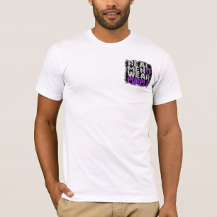 För manarbära för Lupus verkliga lilor Tee Shirt